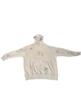 Men's Public Supply Hoodie XL Beige with Green Embroidery #910